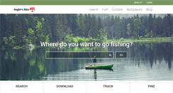 Desktop Screenshot of anglersatlas.com